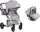 Moni Gigi 3 in 1 Baby Stroller Suitable for New...