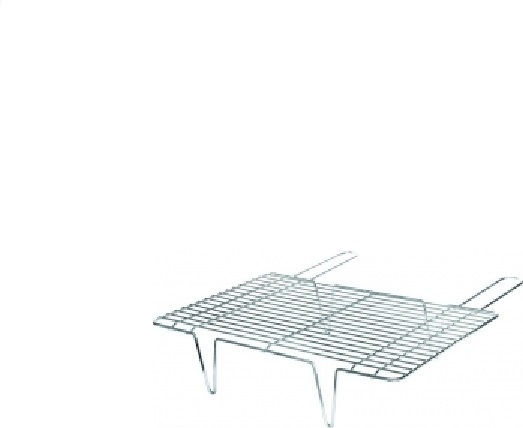 Biofan Dublu Inox Grătar de Gătit cu picioare 80cmx40cmcm.