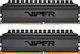 Patriot Viper 4 Blackout 32GB DDR4 RAM με 2 Modules (2x16GB) και Ταχύτητα 3200 για Desktop