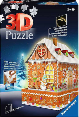 3D Gingerbread House Puzzle 3D 216 Pieces