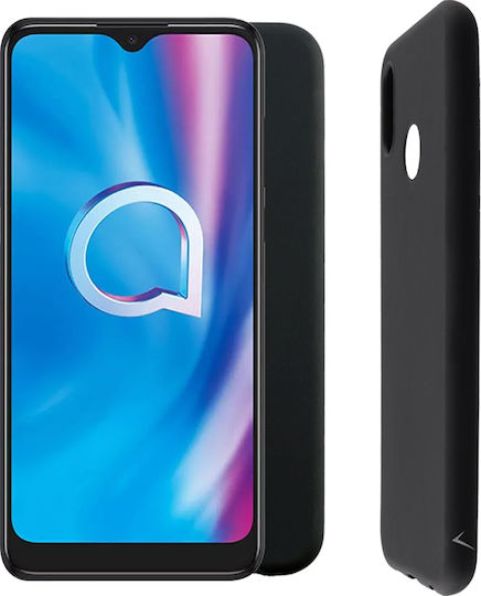 Volte-Tel Back Cover Σιλικόνης Μαύρο (Alcatel 1SE 2020 5030D)