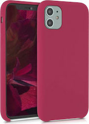 KWmobile Rubber TPU Back Cover Silicon Roșu (iP...
