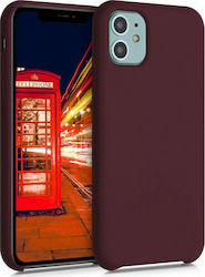 KWmobile Rubber TPU Back Cover Silicon Roșu (iP...