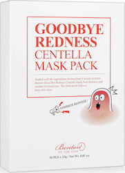Benton Goodbye Rötung Centella Gesichts- & Augenmasken Pack Stoffmaske 10 Stück x 20gr