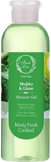 Fresh Line Mojito & Lime Bubble Bath Gel with Glycerin & Citrus Scent 200ml