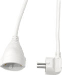 Com Extension Cable Cord 3x1.5mm²/2m White