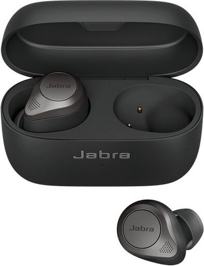 Jabra Elite 85t In-ear Bluetooth Handsfree Earphones with Charging Case Titanium Black