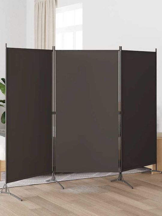 vidaXL Decorativ Paravan Metalic cu 3 Panouri 260x180cm