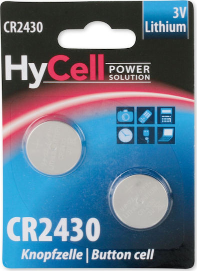 Hycell Batterien Lithium für Uhren CR2430 3V 2Stück