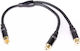 Master Audio RCA100 Cablu RCA De Sex Masculin - RCA De Sex Feminin 0 3m