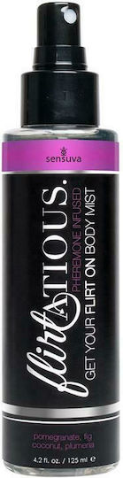 Sensuva Flirtatious Perfume with Pheromones in Spray with Scent Pomegranate Fig Coconut Plumeria 125ml
