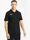 Puma Goal Casuals Men's Athletic T-shirt Short Sleeve Black