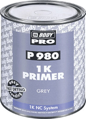 HB Body P980 1K Primer Primer Amorsă de umplere neidentificată Gri Potrivit pentru Metal 1lt