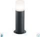 Trio Lighting Hoosic Outdoor Floor Lamp Small Post IP44 for E27 Bulb Black