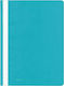 Kangaro Clipboard with Spring for Paper A4 Light Blue 1pcs