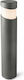 Faro Barcelona Outdoor Floor Lamp Small Post for Exterior Space 15W for E27 Socket Black
