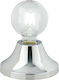 Fan Europe Vesevus Decorative Lamp with Socket for Bulb E27 Silver