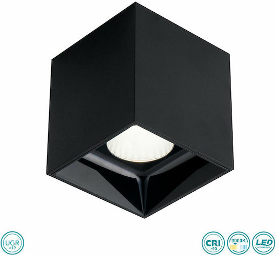 Fan Europe MIG-Q20C NER Monos LED Alb Cald Spot în Culoare Negru