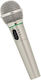 Wireless Dynamic Microphone AG100B Handheld for Voice In Silver Colour