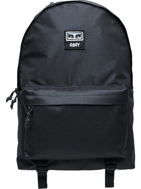 Obey Takeover Day Pack Negru Ghiozdan Școlar de Spate Școala gimnazială- liceu în culoarea Negru 19Litri