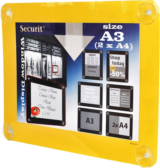 Securit PFW-A3-YE Κορνίζα A3 Κίτρινη