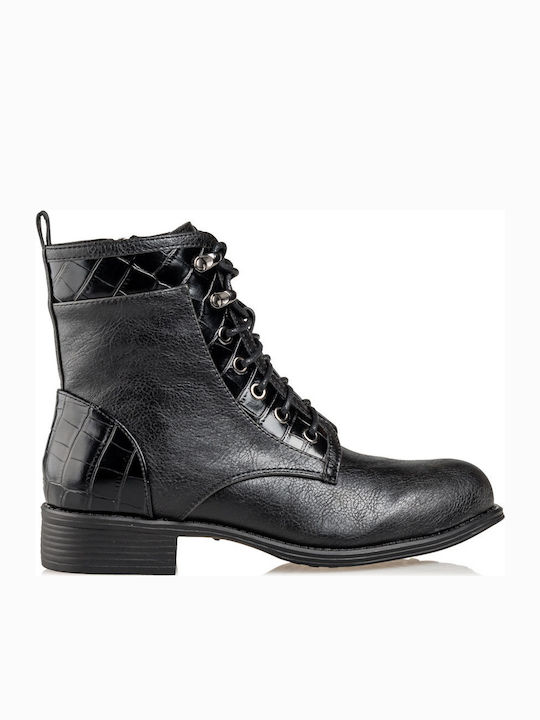 Envie Shoes Damen Knöchelstiefel Schwarz