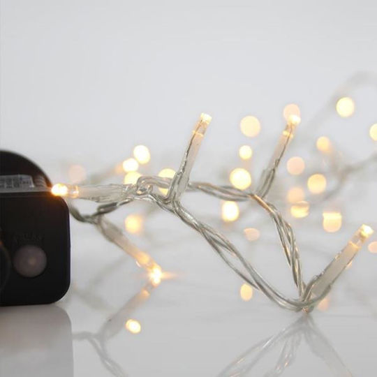 100 Светлини LED 5m. Топъл бял тип Лента 1бр