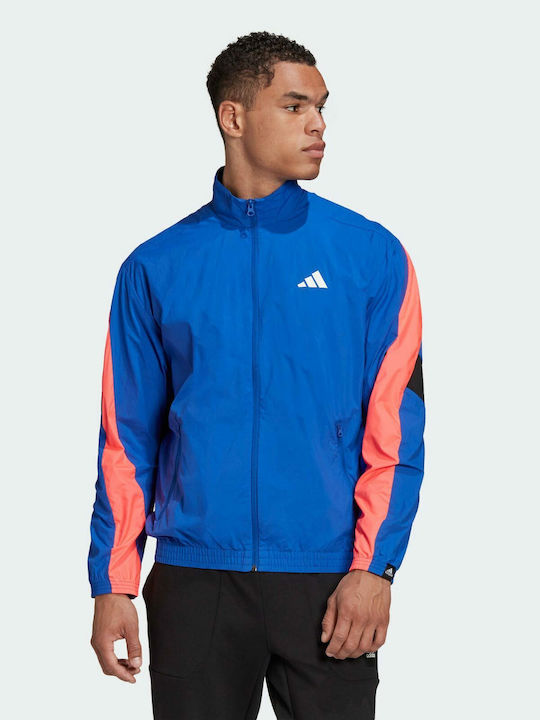 Woven Tape Ανδρική Ζακέτα Track Jacket Μπλε