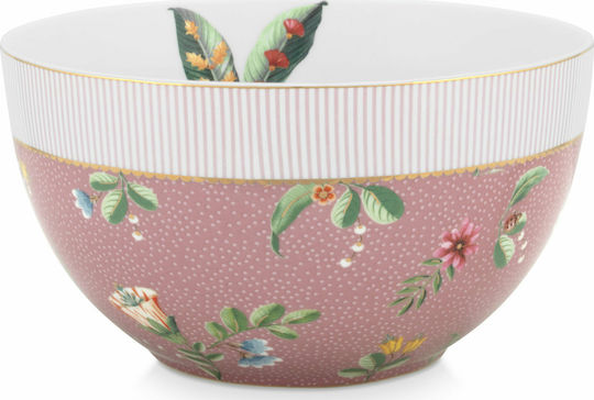 PiP Studio La Majorelle Σαλατιέρα από Πορσελάνη Pink 18x18cm