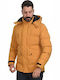 Biston Men's Winter Puffer Jacket Ochre