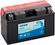 Exide Motorradbatterie BT7B-BS 85A mit Kapazität 6Ah