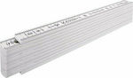 112437 Plastic Folding Ruler 2m