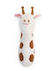 Childhome Kinder Dekorative Tierbüste Tiere Weiß aus Stoff Giraffe 15x25x53εκ.