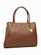 Guess Destiny Society Carr Women's Tote Handbag Tabac Brown