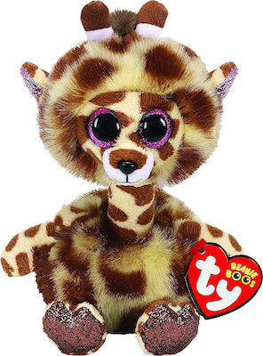 TY Jucărie de Pluș Girafă Beanie Boos 23 cm pentru 3+ Ani