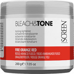 Screen Bleach Tone Fire Orange Red 200gr