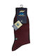 Pournara Pournara Männliche Monochrome Burgundische Socken