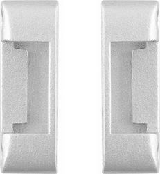 Volte-Tel Vt900 Metallic Furniture Hinge Ασημί 2pcs