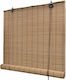 vidaXL Jalousie Bamboo Coffee B140xH220cm