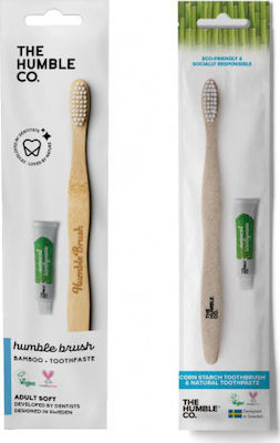 The Humble Co. Corn Starch Toothbrush Beige 1pcs