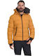 Splendid Men's Winter Puffer Jacket Yellow