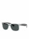 Ray Ban Justin Sunglasses with Transparent Plastic Frame and Black Lens RB4165 651287