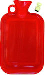 2766 Hot Water Bottle in Red color General Use 34x18cm