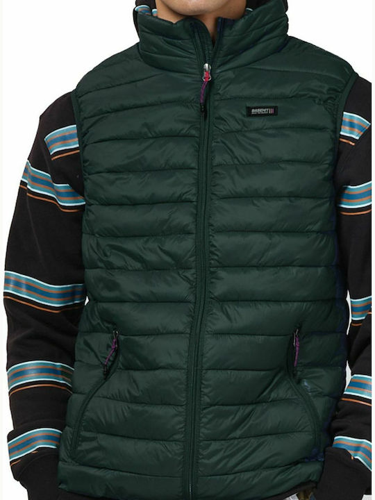 Basehit Sleeveless Winter Jacket Puffer Green