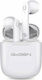 GoGEN Bar Earbud Bluetooth хендсфри Слушалки с Устойчивост на Пот и Кутийка за Зареждане Бял