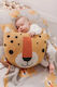 Bizzi Growin Crib Decorative Pillow Leopard Orange 35x35cm