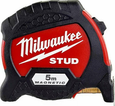 Milwaukee STUD Magnetic Banda de măsurat cu resetare automată și magnet 33mm x 5m