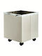 Zogometal K14/P Metallic Wood Transport Trolley 34x34x40cm Silver