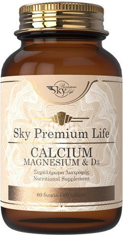 Sky Premium Life Calcium, Magnesium & D3 60 ταμπλέτες