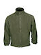 Fageo Men's Fleece Work Cardigan Khaki